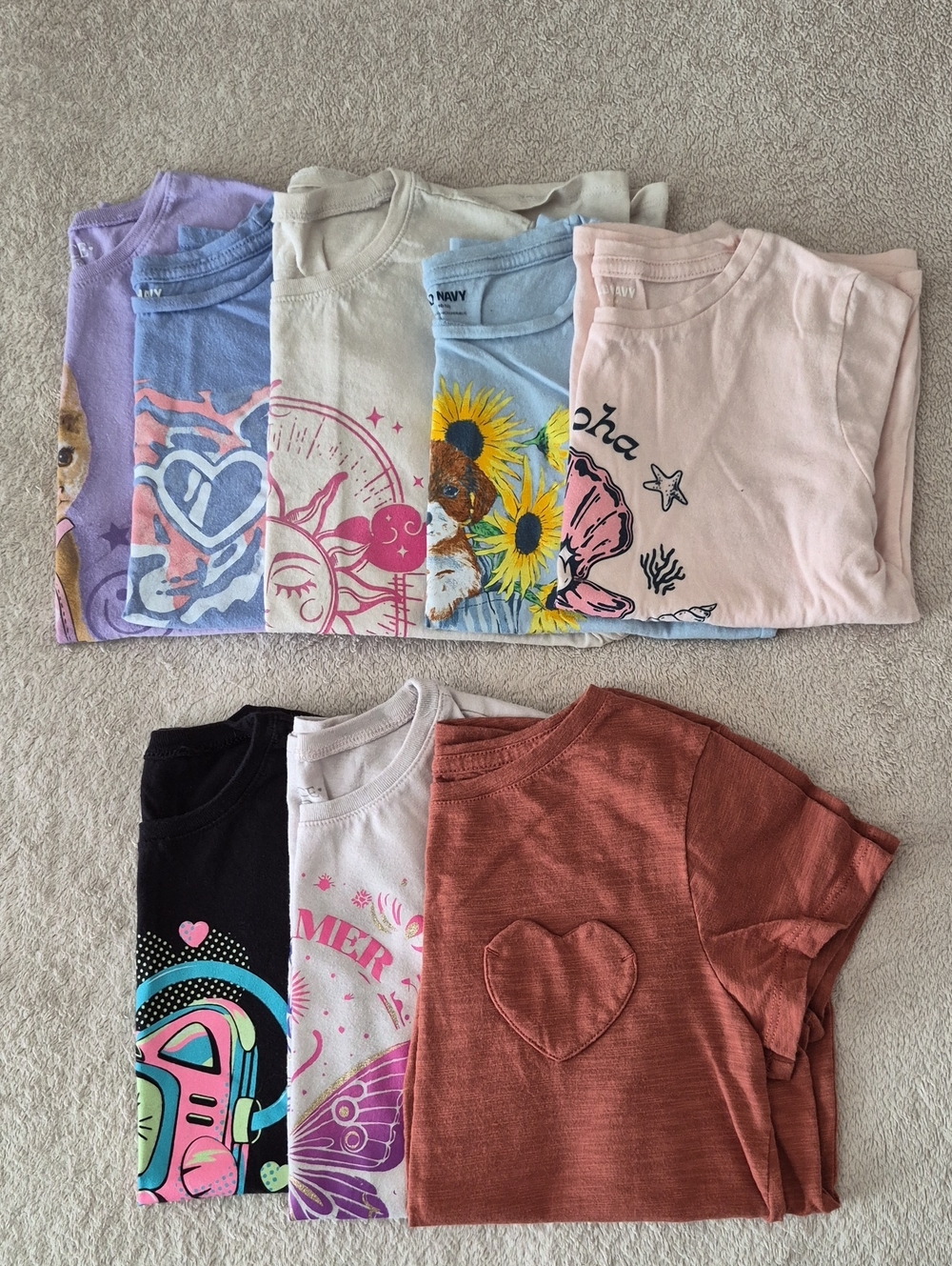 (Mix & Match any 5 for $5) Assorted Girls' Graphic Tees